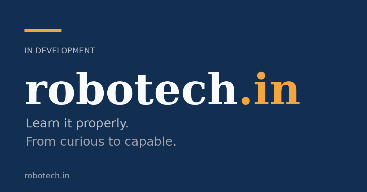 Link preview image for robotech.in
